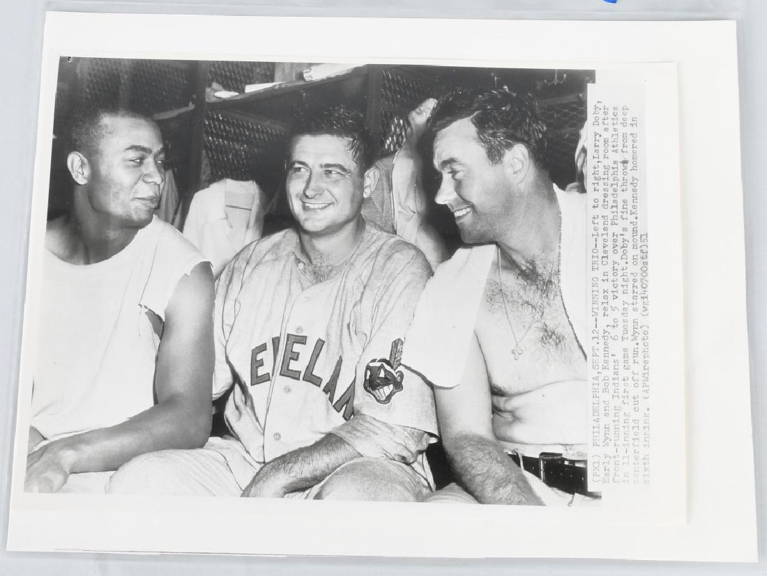 ORIGINAL BASEBALL WIRE PHOTO DOBY WYNN KENNEDY (1 of 2)