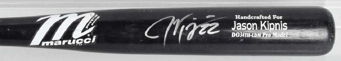 JASON KIPNIS CLEVELAND INDIANS GAME USED BAT: Jason Kipnis Cleveland Indians Game Used Baseball Bat. Shows wear and hit marks.