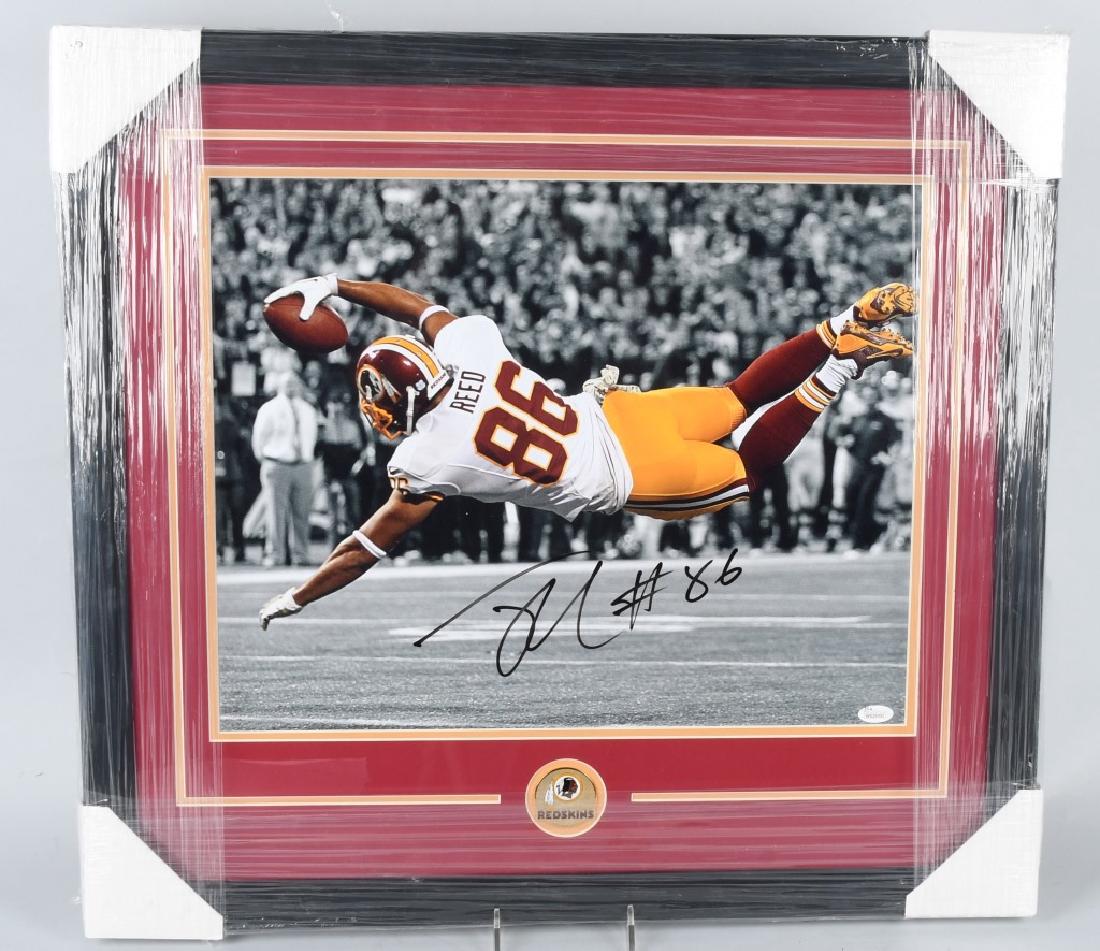 JORDAN REED WASHINGTON REDSKINS SIGNED PHOTO (1 of 4)