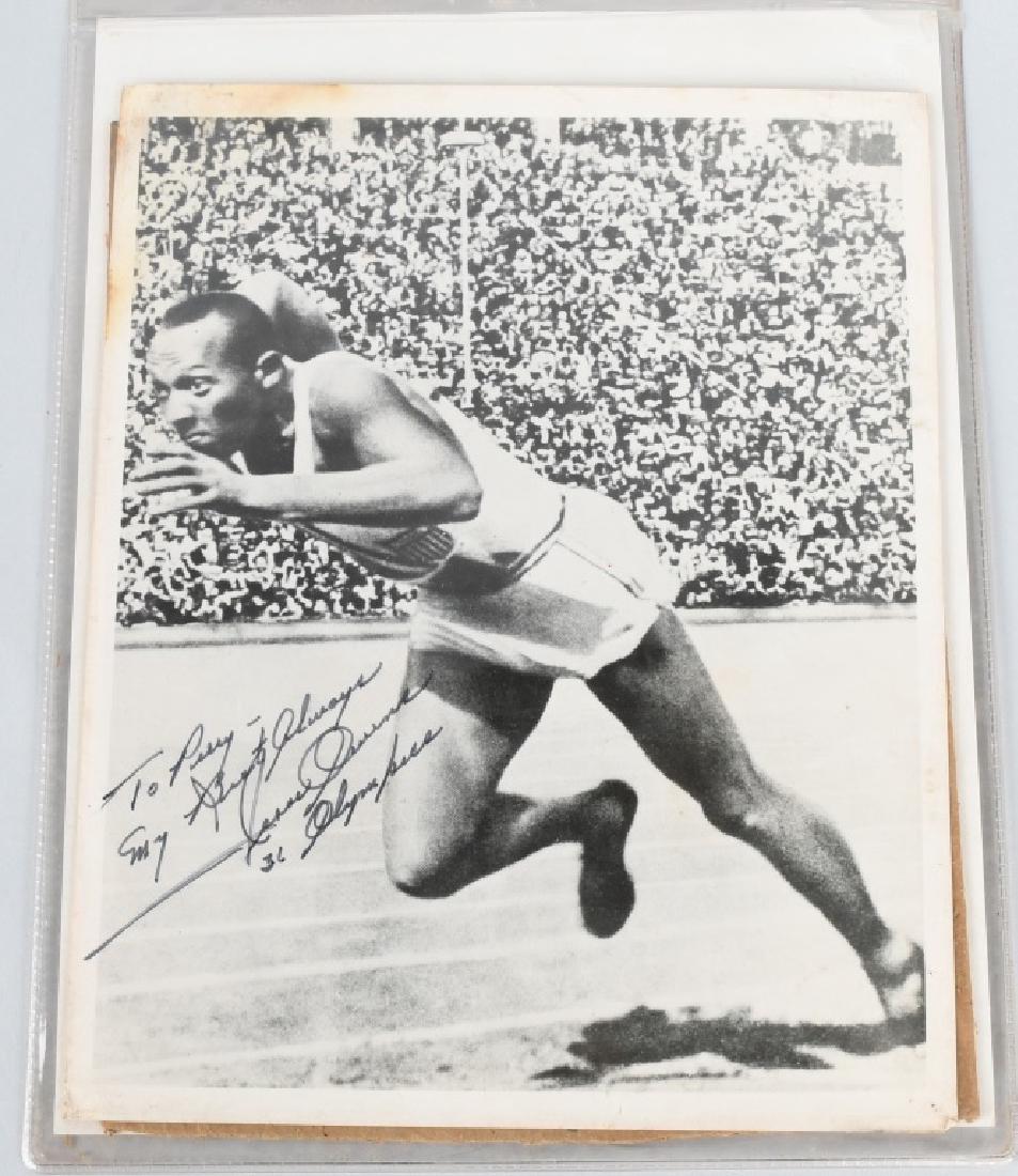 JESSIE OWENS AUTOGRAPHED PICTURE (1 of 2)