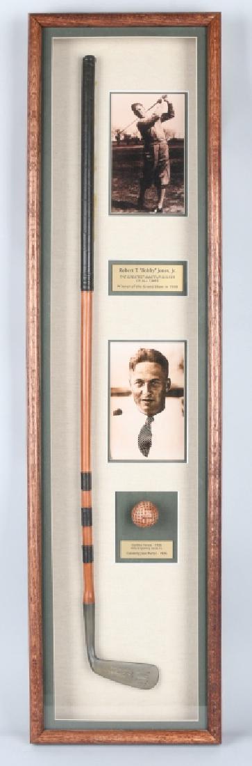 BOBBY JONES JR GOLF CLUB DISPLAY (1 of 6)