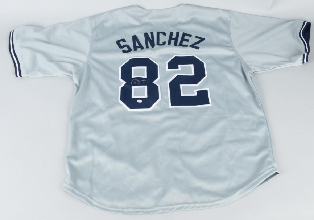 GARY SANCHEZ NY YANKEE AUTOGRAPHED JERSEY COA (1 of 4)