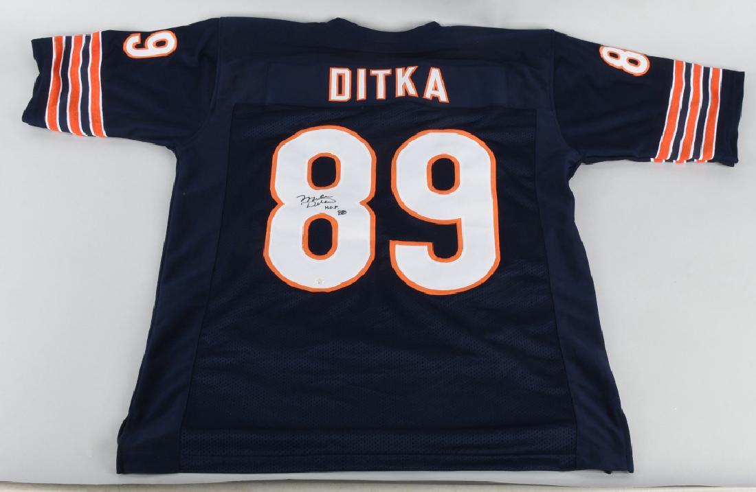 CHICAGO BEAR MIKE DITKA AUTOGRAPHED JERSEY COA (1 of 4)