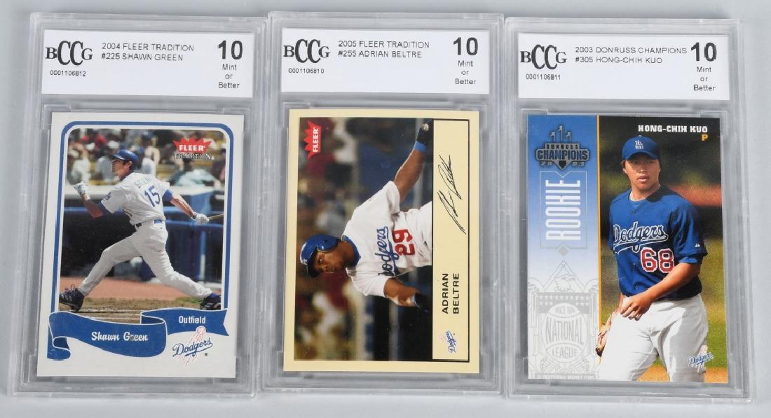 3- GRADED 10 BASEBALL CARDS (1 of 4)