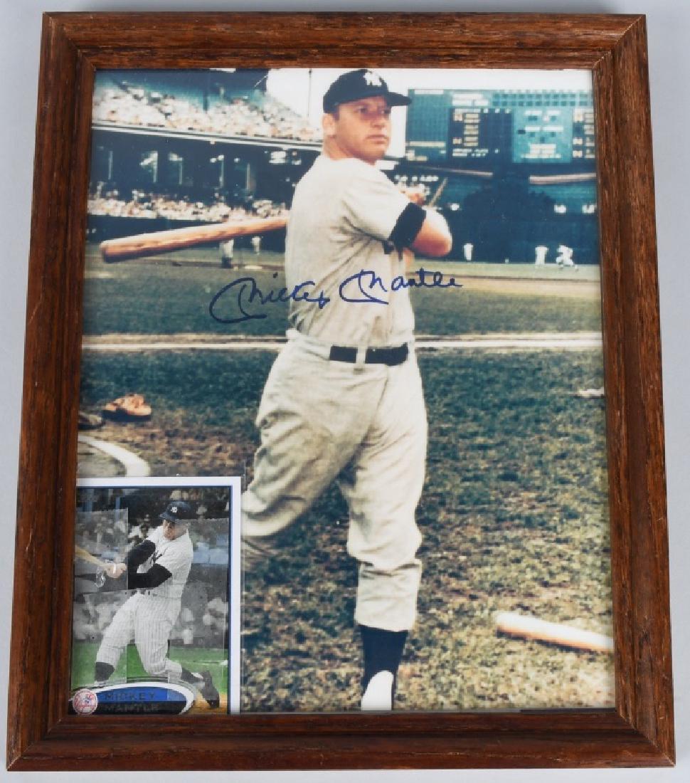 MICKEY MANTLE AUTOGRAPHED PICTURE (1 of 3)