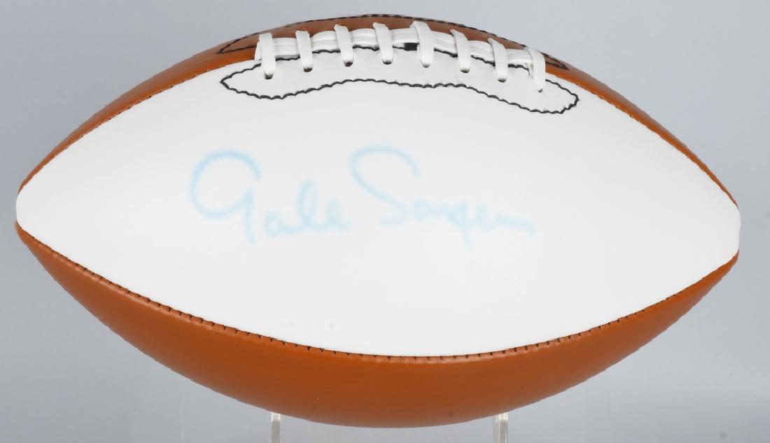 GALE SAYERS AUTOGRAPHED WILSON FOOTBALL COA (1 of 4)