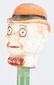 4- EARLY BISQUE HEAD CHARACTER CANES - 3