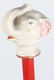 4- EARLY BISQUE HEAD CHARACTER CANES - 5
