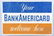 BANK AMERICARD DS TIN SIGN
