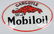 2- MOBILOIL GARGOYLE GAS PUMP GLOBE LENSES - 2