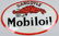2- MOBILOIL GARGOYLE GAS PUMP GLOBE LENSES - 3