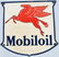 MOBILOIL PEGASUS SHIELD PORCELAIN PUMP SIGN