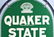 QUAKER STATE DS TOMBSTONE PORCELAIN SIGN w/ STAND - 2