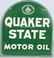 QUAKER STATE MOTOR OIL DS TOMBSTONE SIGN - 5