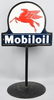 MOBILOIL PEGASUS KEYHOLE DS PORCELAIN SIGN