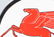 MOBILOIL PEGASUS KEYHOLE DS PORCELAIN SIGN - 7