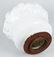RED CROWN ETHYL MILKGLASS GAS PUMP GLOBE - 4