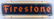 FIRESTONE DIECUT DS TIN SIGN