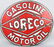 LORECO GASOLINE & MOTOR OIL DS PORCELAIN SIGN - 5