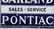 OAKLAND PONTIAC SALES-SERVICE DS PORCELAIN SIGN - 3