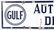 GULF AUTHORIZED DEALER PORCELAIN SIGN - 2