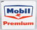 MOBIL PREMIUM PORCELAIN SIGN w/ PEGASUS LOGO