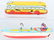 CHEIN Tin Windup GREYHOUND BUS & SPEED BOAT