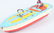 CHEIN Tin Windup GREYHOUND BUS & SPEED BOAT - 4