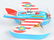 OHIO ART Tin Windup COAST GUARD SEA PLANE - 4