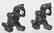 BISQUE MICKEY & MINNIE MOUSE & FELIX THE CATS - 2