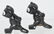 BISQUE MICKEY & MINNIE MOUSE & FELIX THE CATS - 3