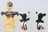 BISQUE MICKEY & MINNIE MOUSE & FELIX THE CATS - 5