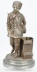 1890s VICTORIAN ICE SKATER MATCH HOLDER
