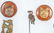 10 1900-10 TEDDY BEAR STICK PINS, BUTTONS, & MORE - 2