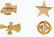 4- 1894-1897 BICYCLE BADGE PINBACKS - 4