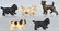 5-HUBLEY CAST IRON DOG PAPERWEIGHTS