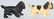 5-HUBLEY CAST IRON DOG PAPERWEIGHTS - 4