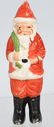 4- CHRISTMAS SANTA CLAUS BISQUE FIGURES - 3