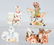 4- LARGE BISQUE FIGURES INDIAN, BEARS, & MORE
