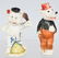 3 LITTLE PIGS & WOLF BISQUE FIGURES - 2