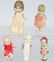 LOT OF BISQUE DOLLS - 2