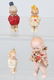 LOT OF BISQUE DOLLS - 3