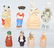 LOT OF BISQUE FIGURES - 2