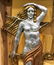 PAIR OF LIFESIZE GODDESS FIGURES - 2