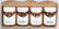 3-JAPAN CERAMIC BLACK AMERICANA SPICE SETS - 2