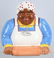 3- BLACK AMERICANA CERAMIC COOKIE JARS - 6