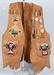 BOYS SCOUT LOT, HATS, PATCH VEST & BUGLE - 12
