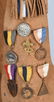 BOYS SCOUT LOT, HATS, PATCH VEST & BUGLE - 13