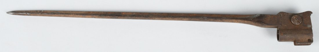 M1891 ITALIAN CAVALRY CARBINE BAYONET & BRACKET: M1891 Carcano Carbine spike bayonet with mounting bracket. Minor surface oxidation that could easily be cleaned.