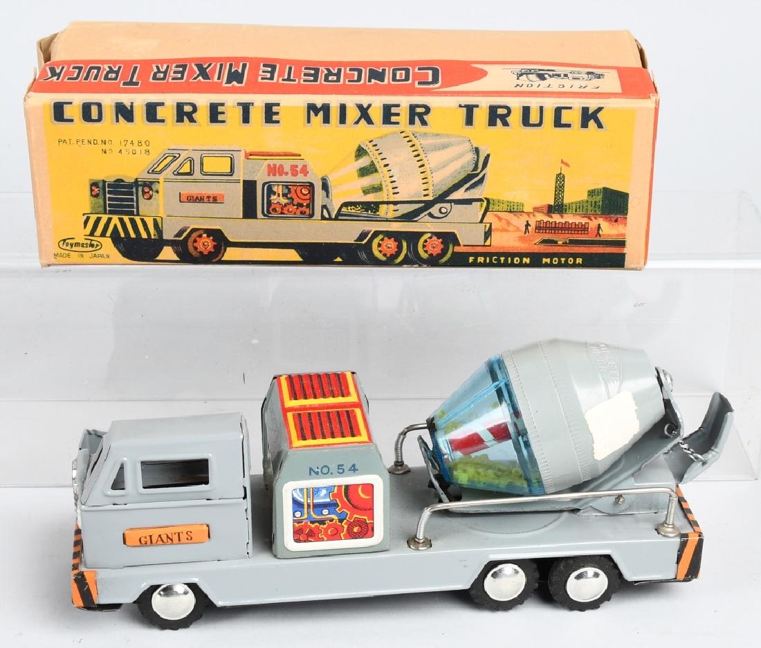 JAPAN Battery Op CONCRETE MIXER TRUCK w/ BOX (1 of 8)